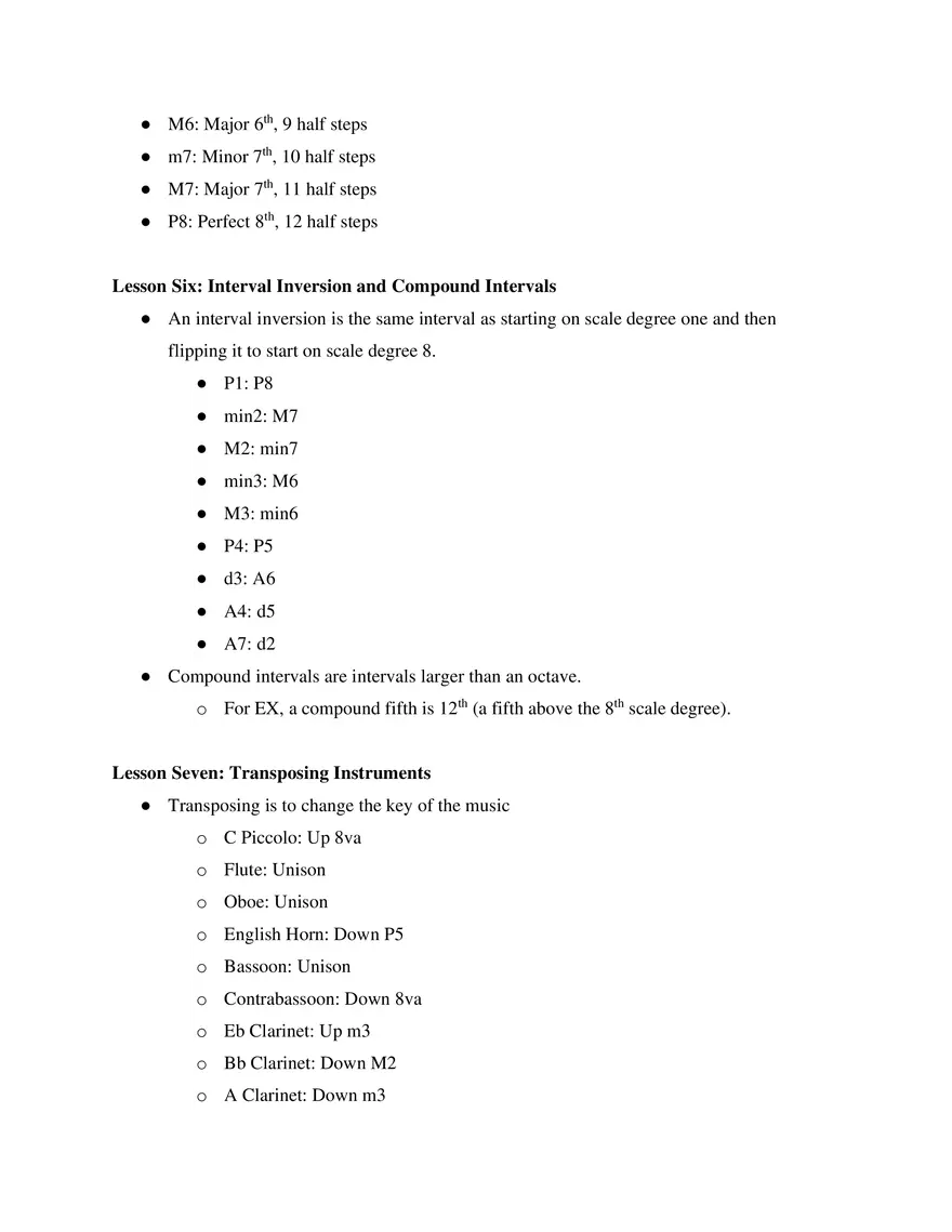 AP Music Theory Unit 2 Music Fundamentals I - Page 5