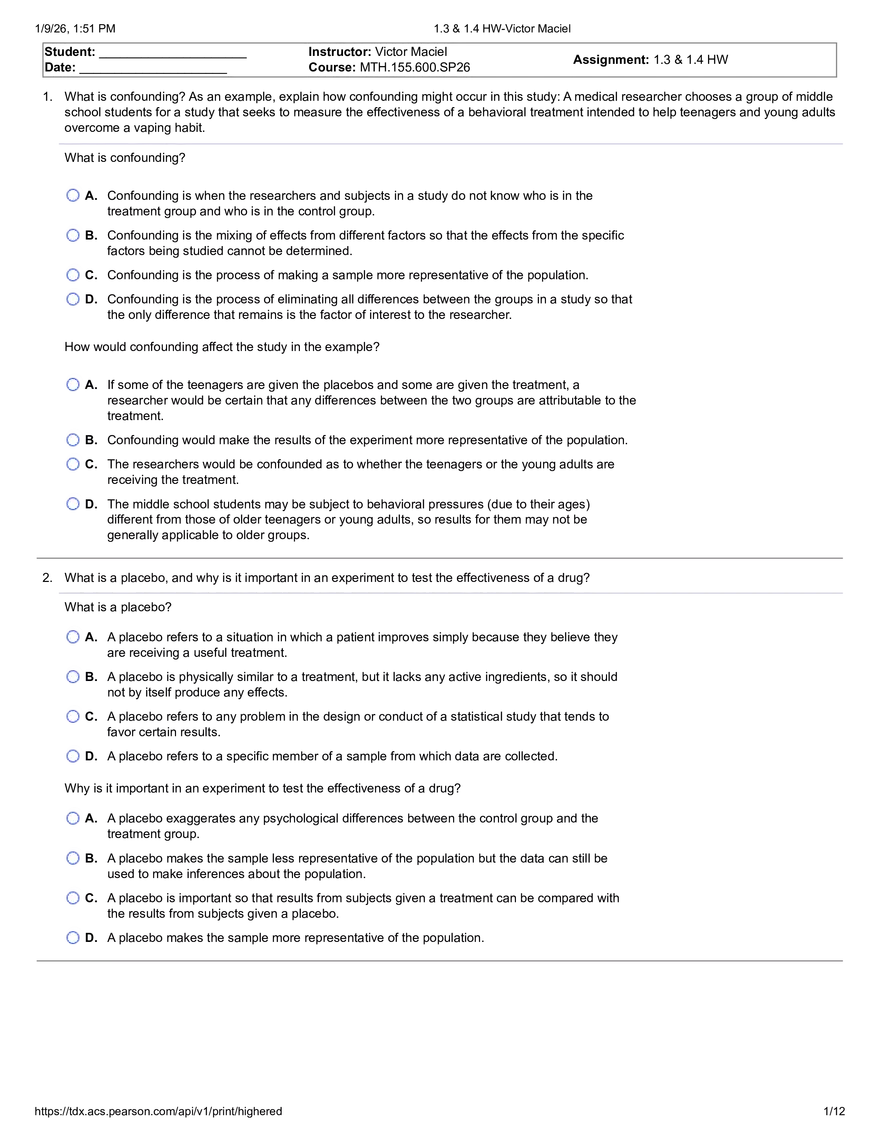 1.3 & 1.4 HW-Victor Maciel - Page 1