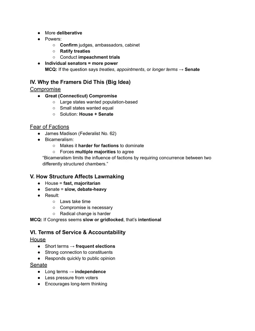 4.1 Congress: Structures, Powers, & Functions - Page 2
