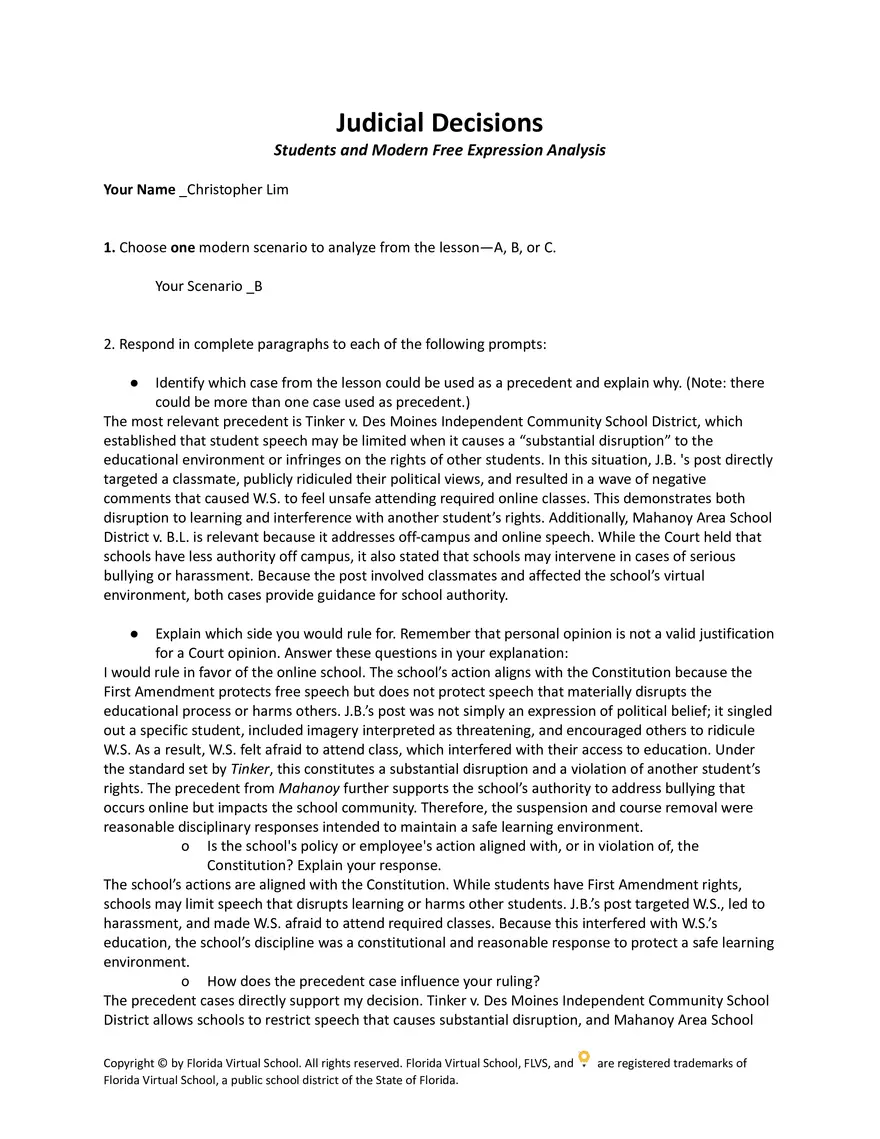 Judicial Decisions - Page 1