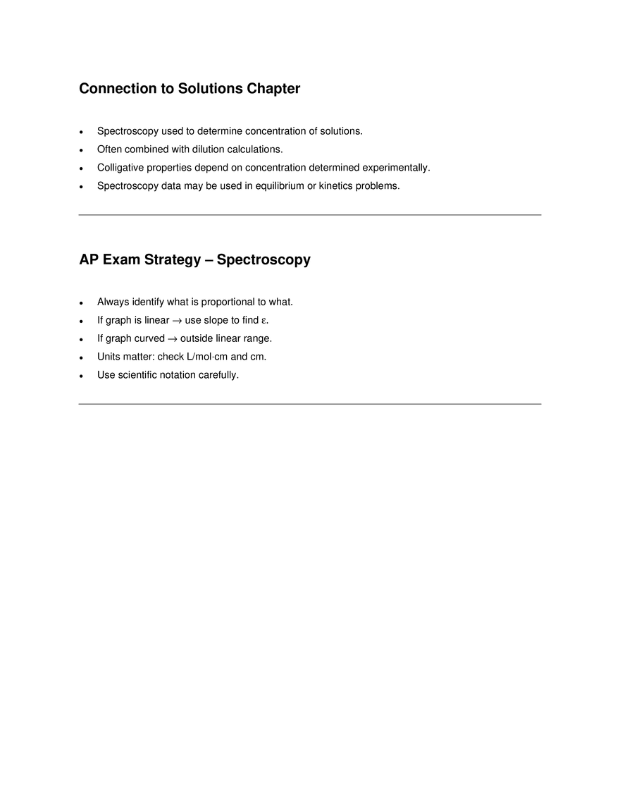 AP Chemistry - Chapter 13 Deep Dive Review Packet - Page 4