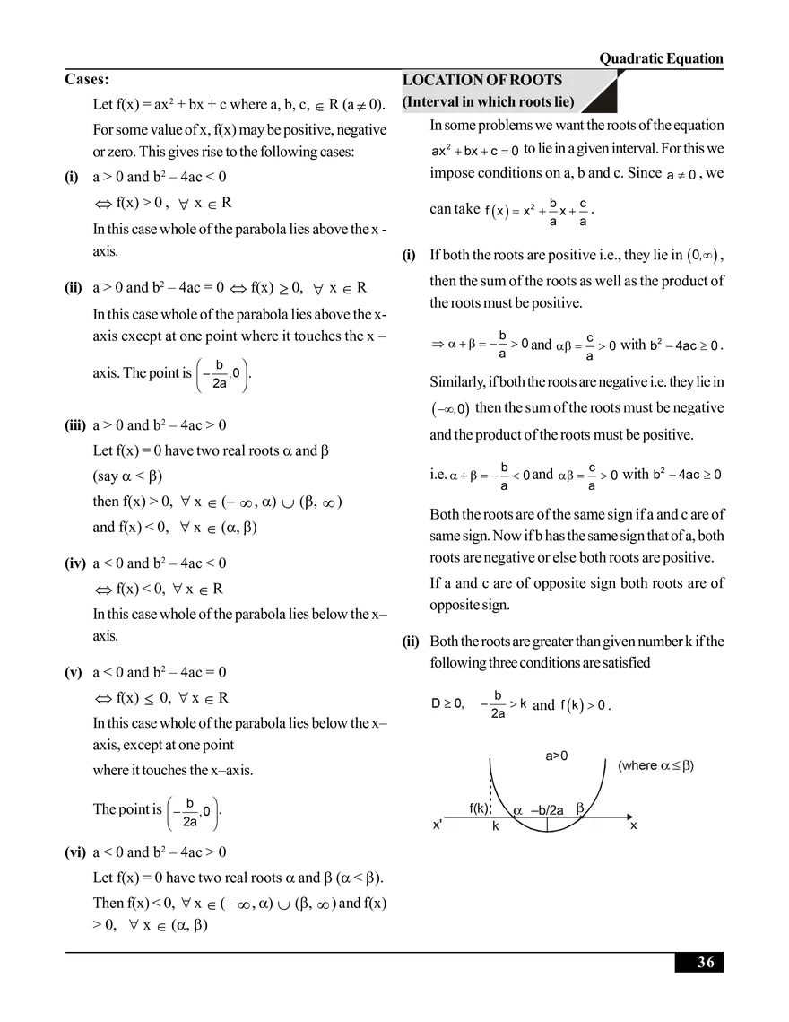 Quadratic Equation - Page 13