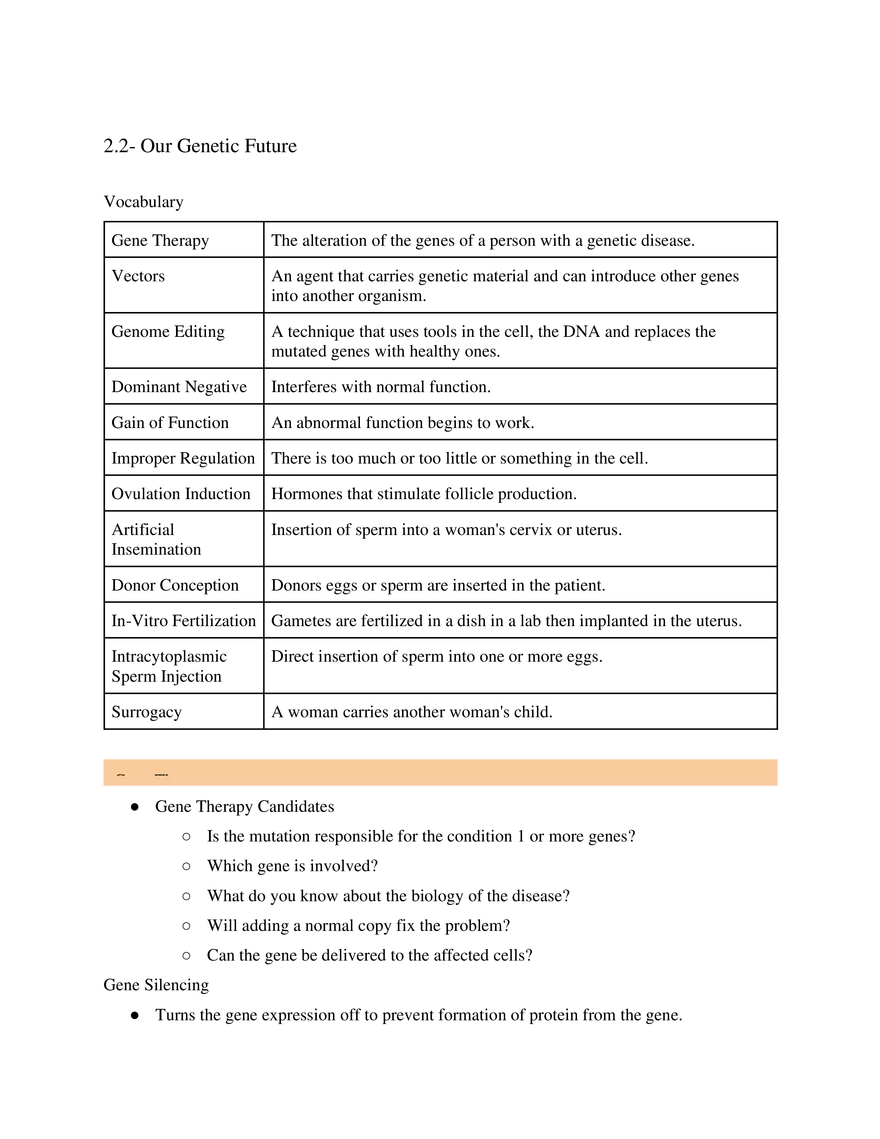 Biomed Unit 2-How to Screen What is in Your Genes - Page 3