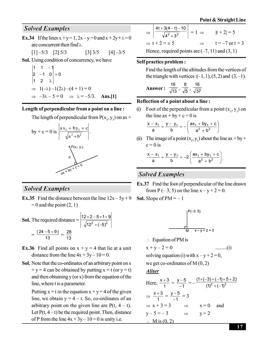 Point & Straight Line (Straight Line) - Page 16