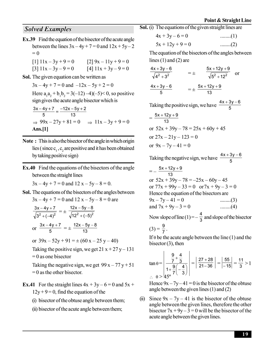 Point & Straight Line (Straight Line) - Page 3