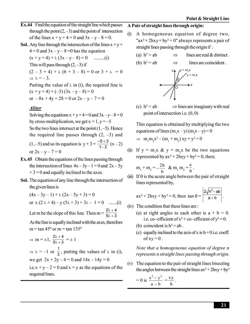 Point & Straight Line (Straight Line) - Page 5