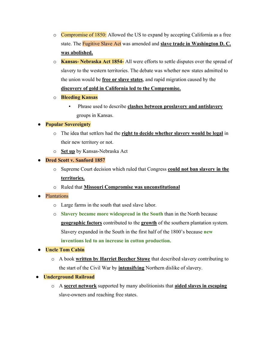 United States History Westward Expansion (1800-1900) - Page 3
