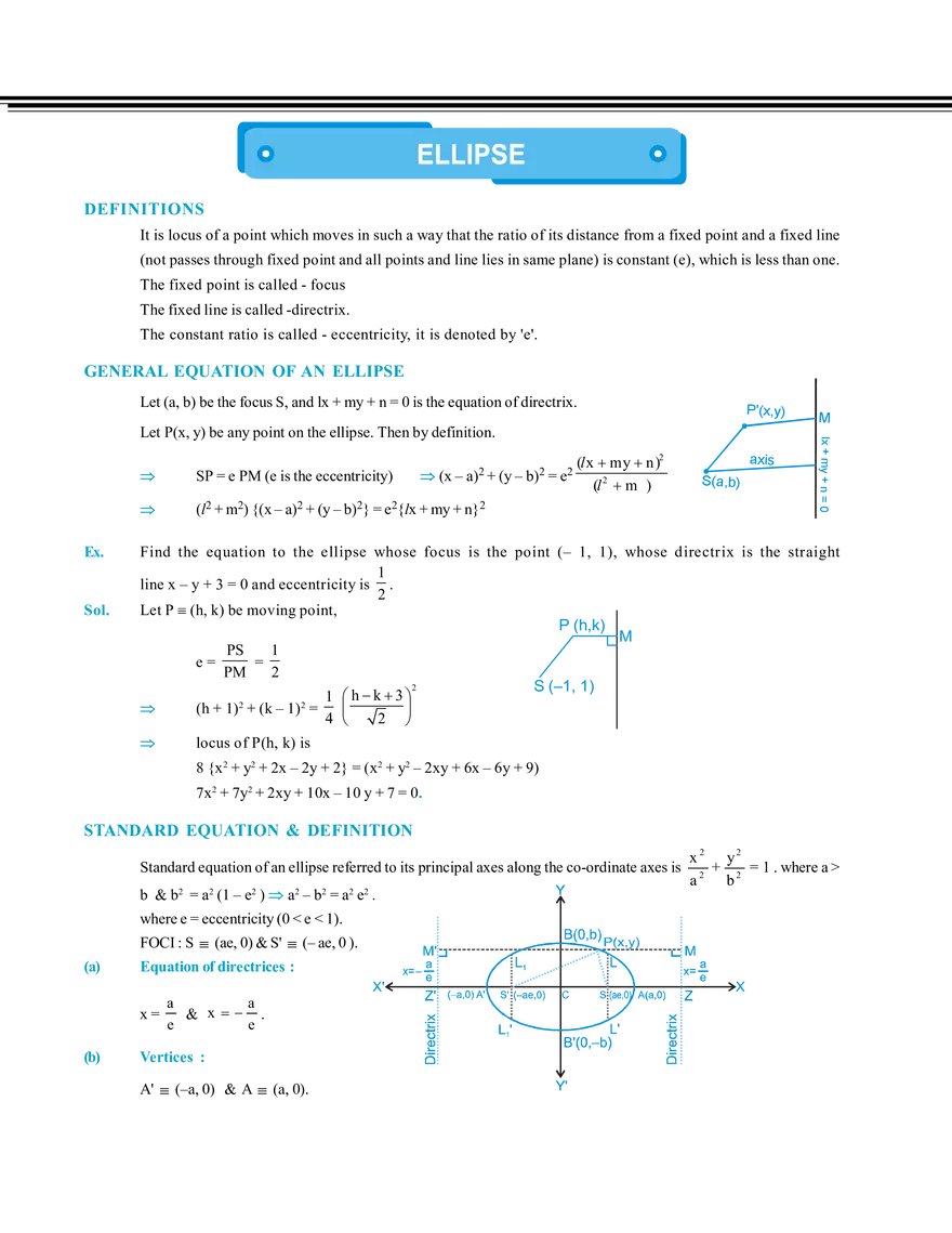 Ellipse Notes - Page 1