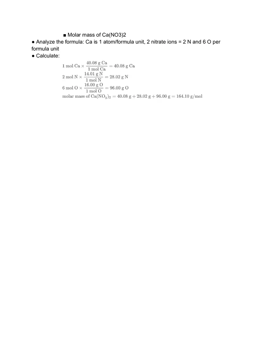 Molar Mass Notes - Page 3