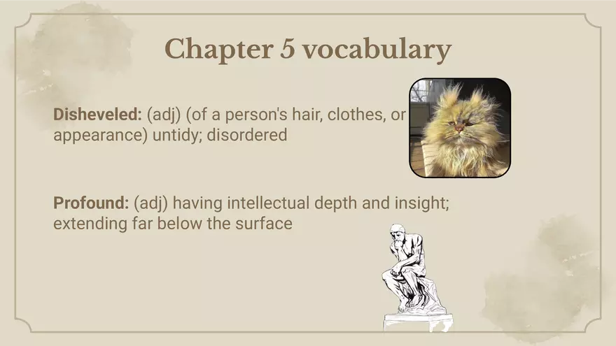 Gatsby Chapters 4 & 5 Vocabulary - Page 5