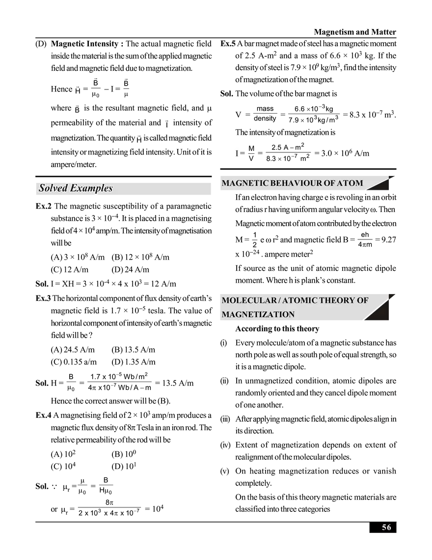 Magnetism and Matter Notes - Page 11