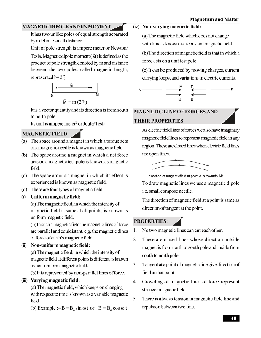 Magnetism and Matter Notes - Page 2