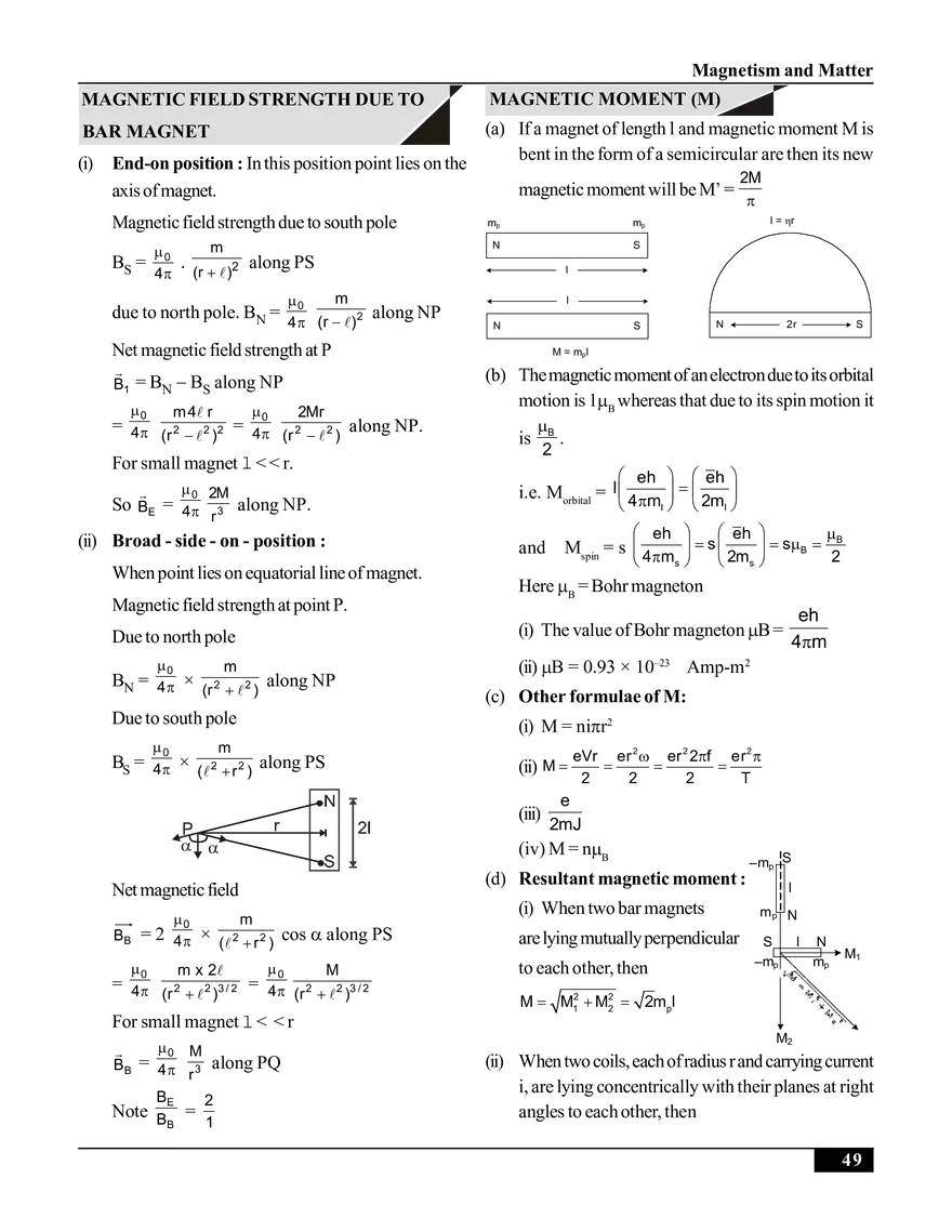 Magnetism and Matter Notes - Page 4