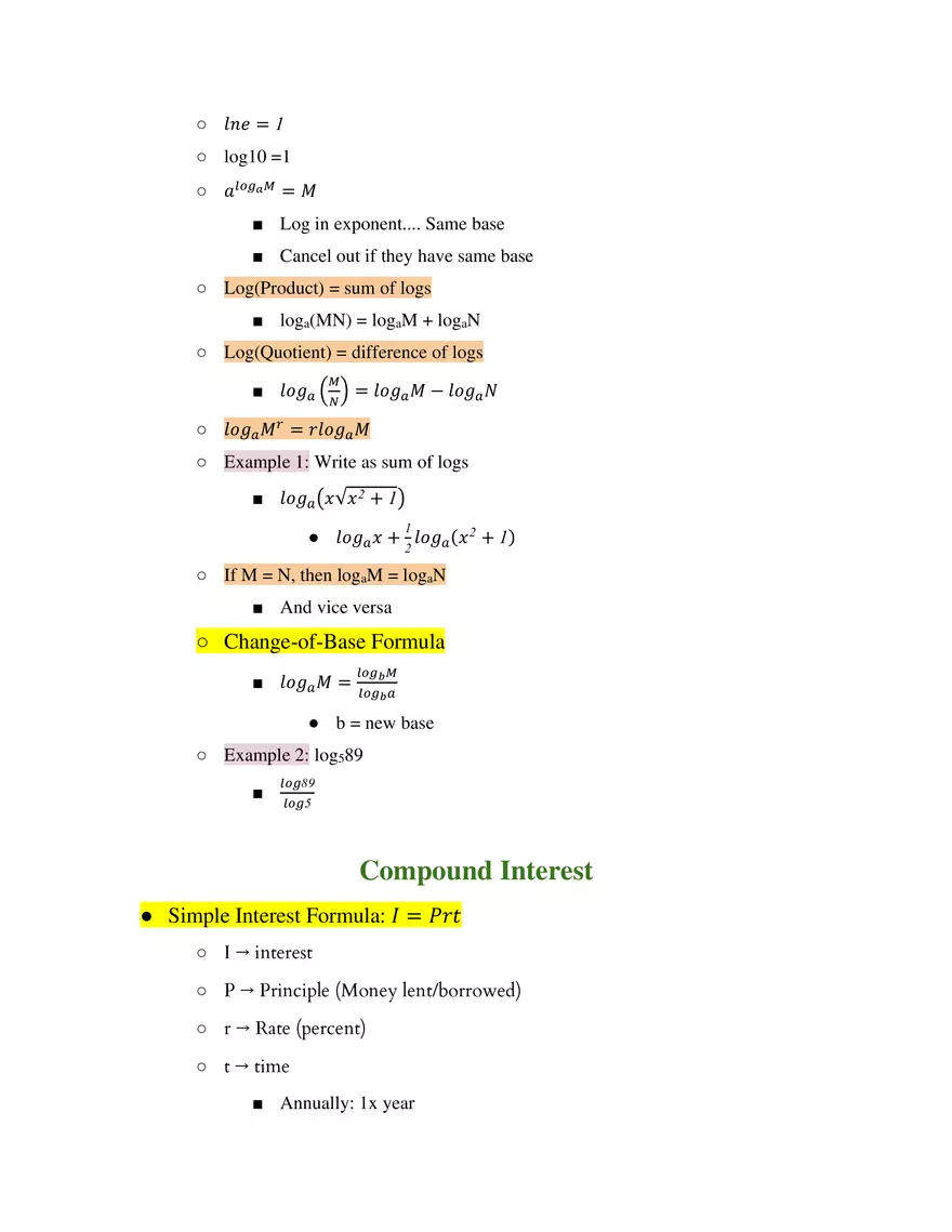 Unit 3 Exponential Functions - Page 6