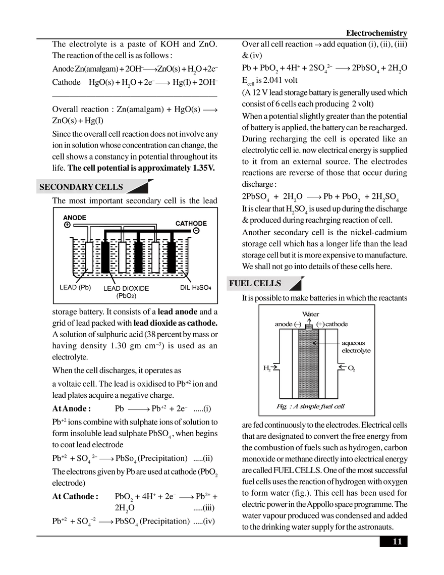 Electrochemistry Study Guide - Page 3