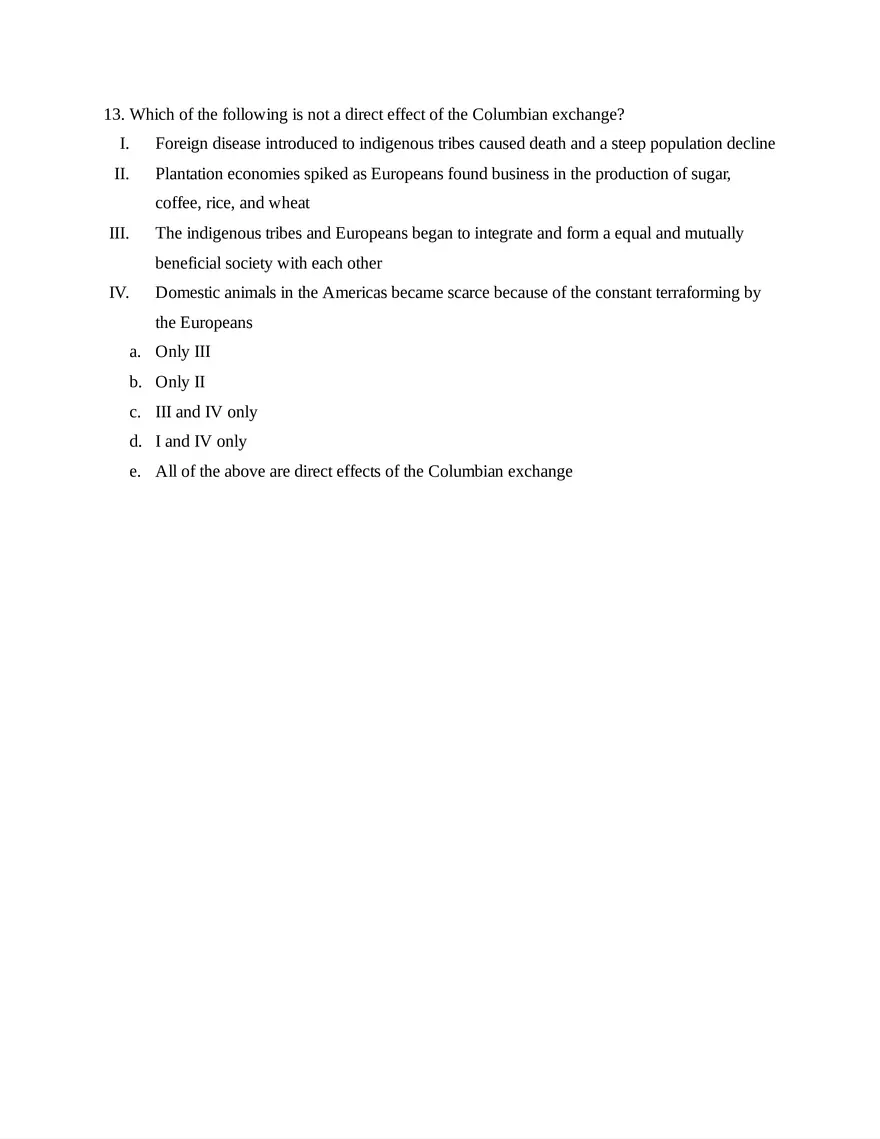 AP European History Unit 1 Quiz - Page 11