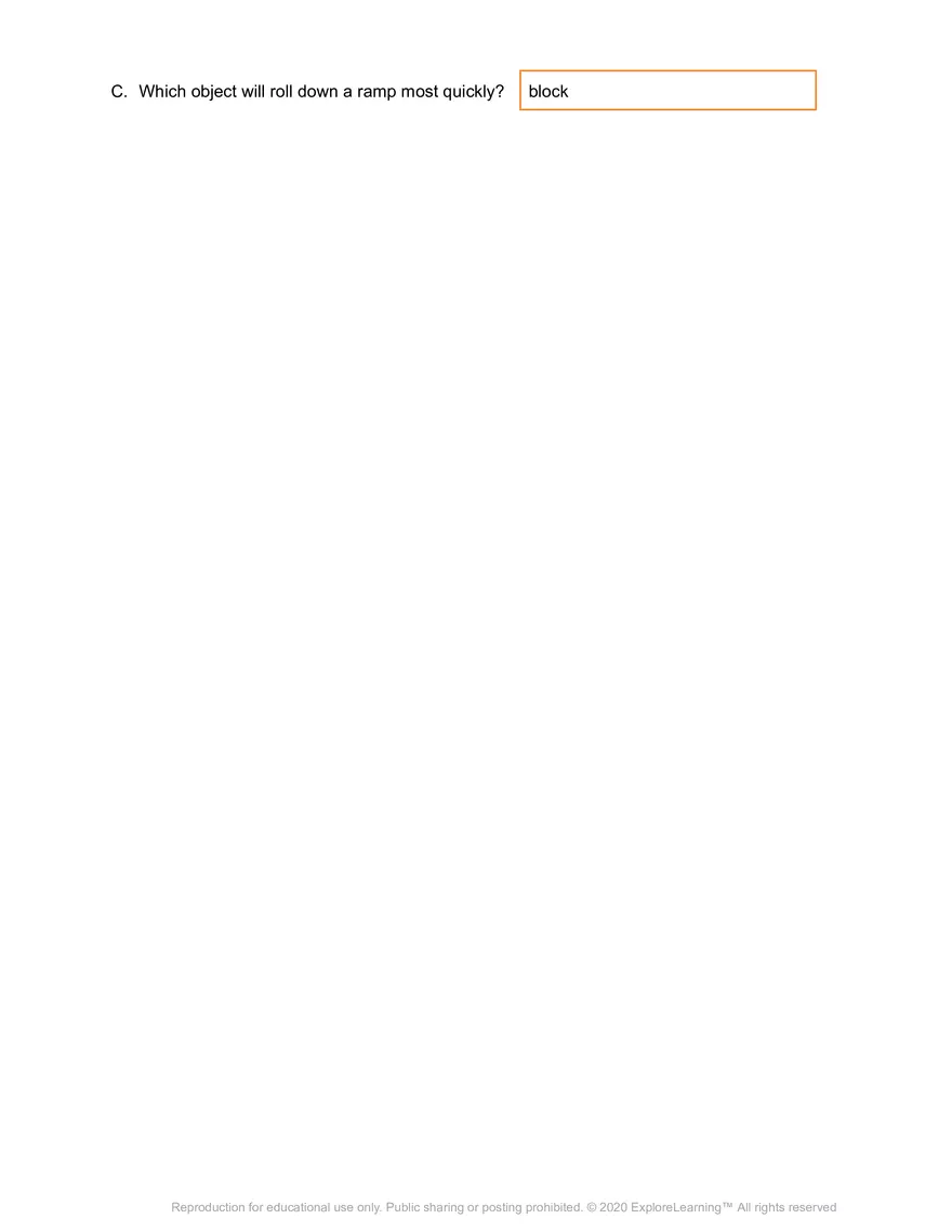 Gizmo Inclined Plane - Rolling Objects - Page 5