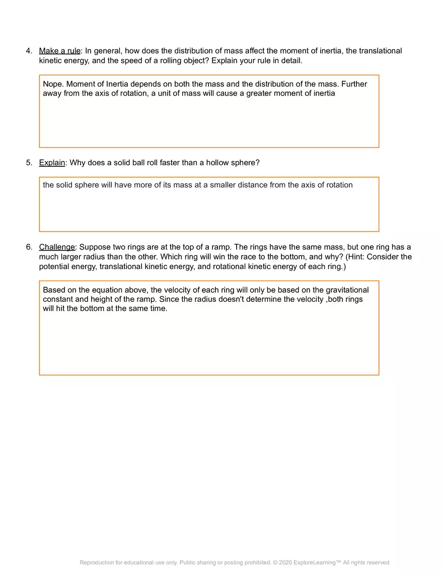 Gizmo Inclined Plane - Rolling Objects - Page 6
