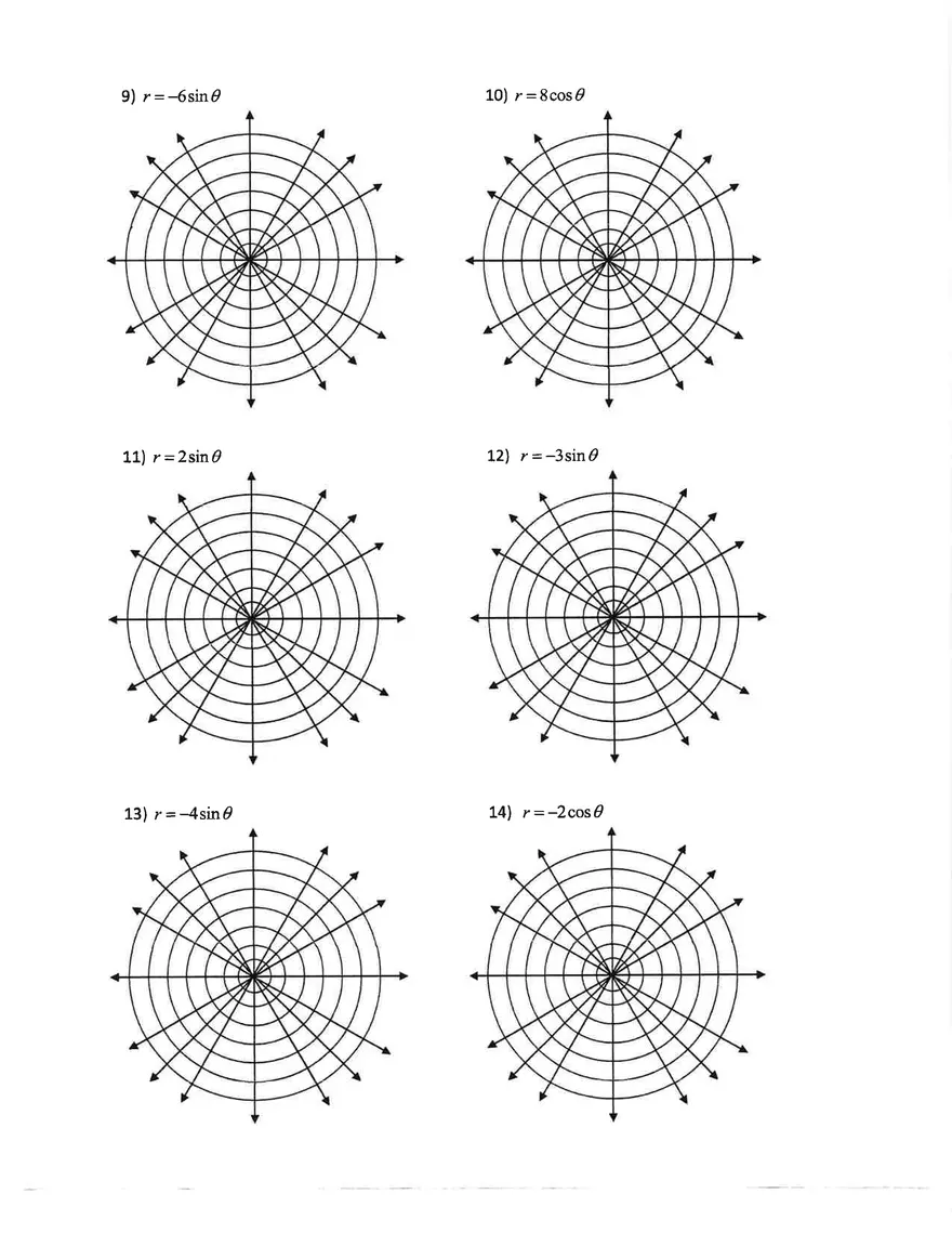 Honors Precalculus 9.2 Lines & Circles - Page 4