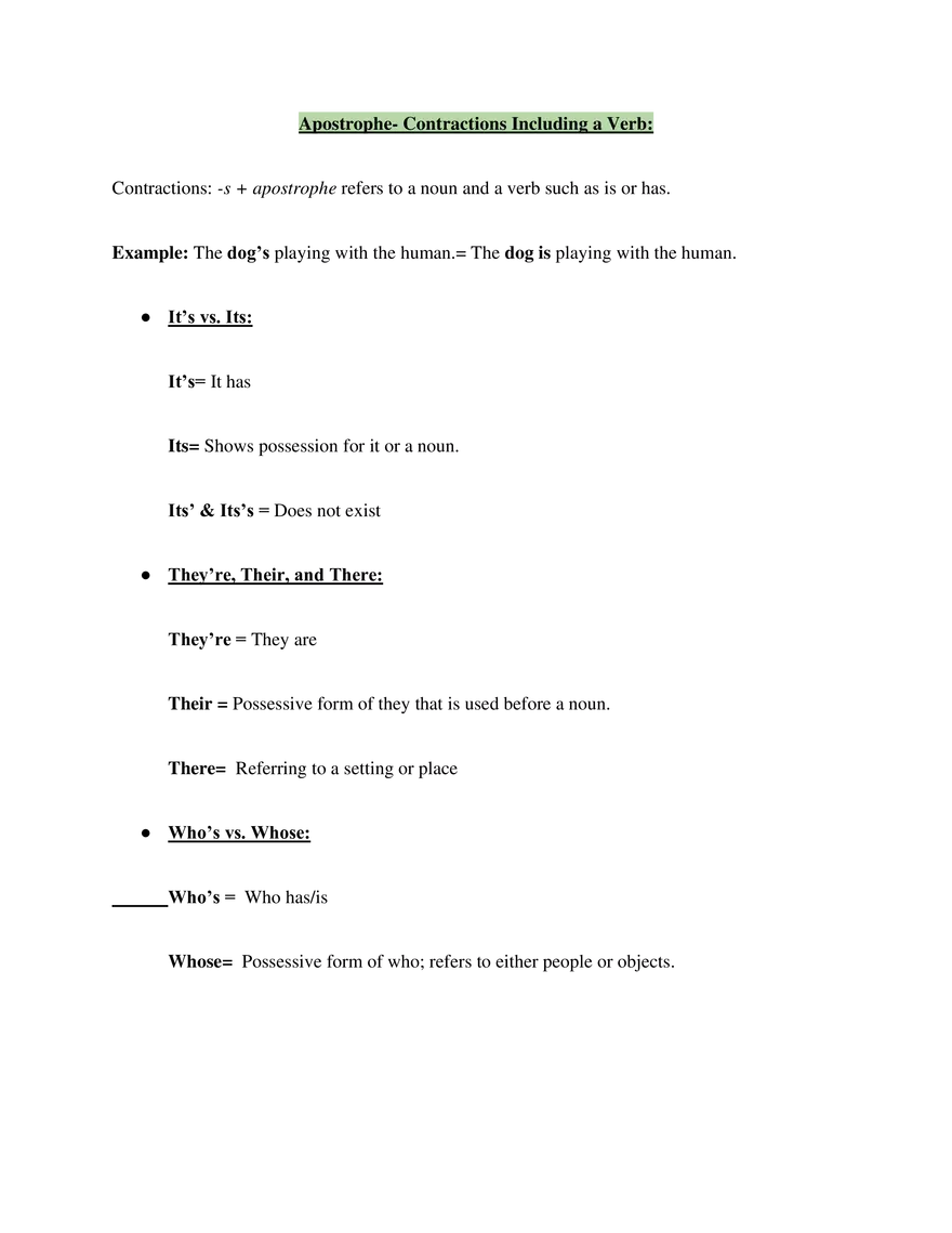 English Grammar Rules - Page 2