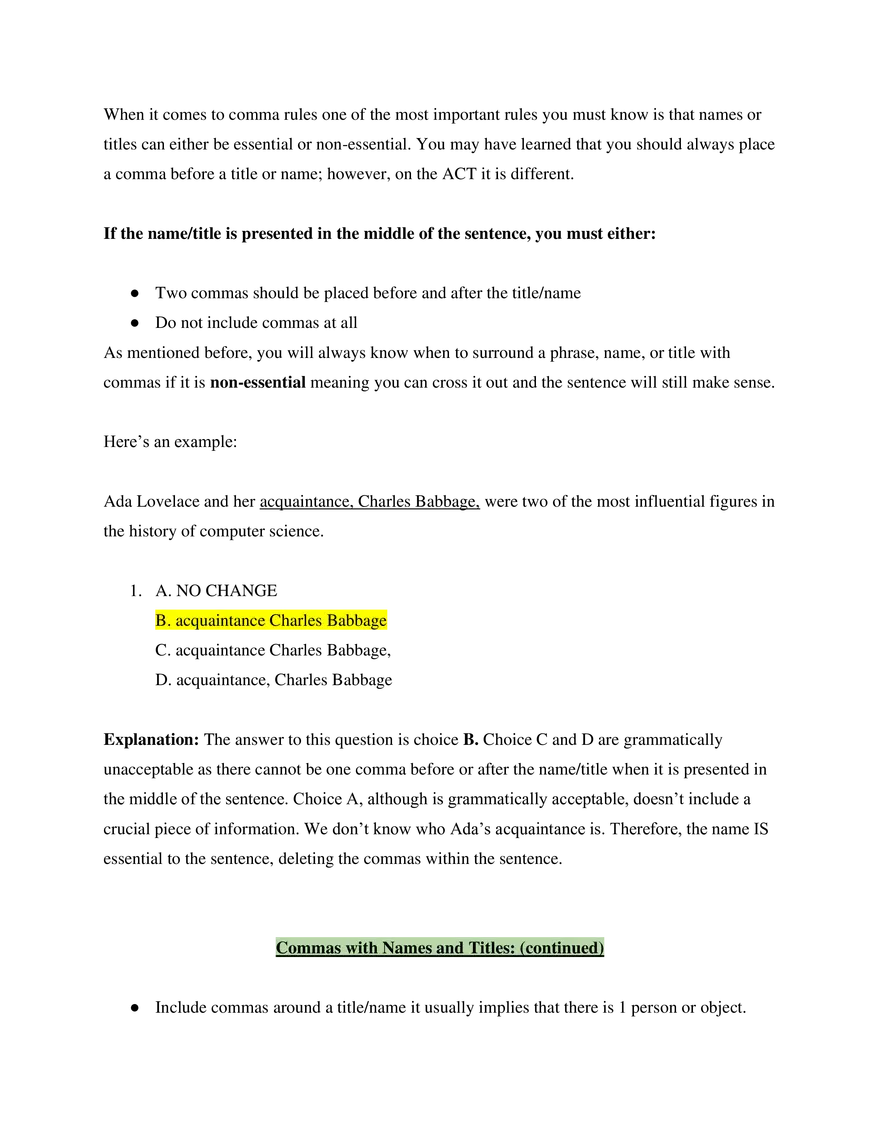English Grammar Rules - Page 5