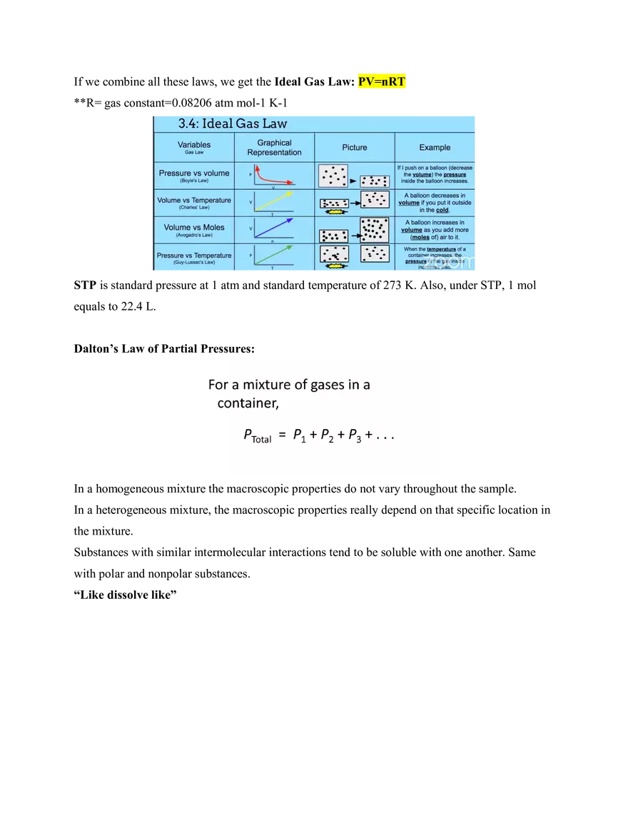 AP Chemistry Unit 3 - Intermolecular Forces and Properties - Page 3