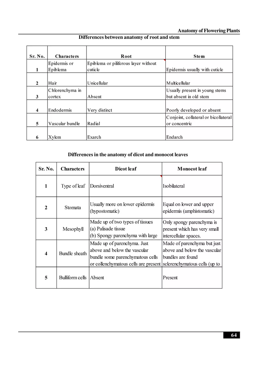 Anatomy of Flowering Plants - Page 14