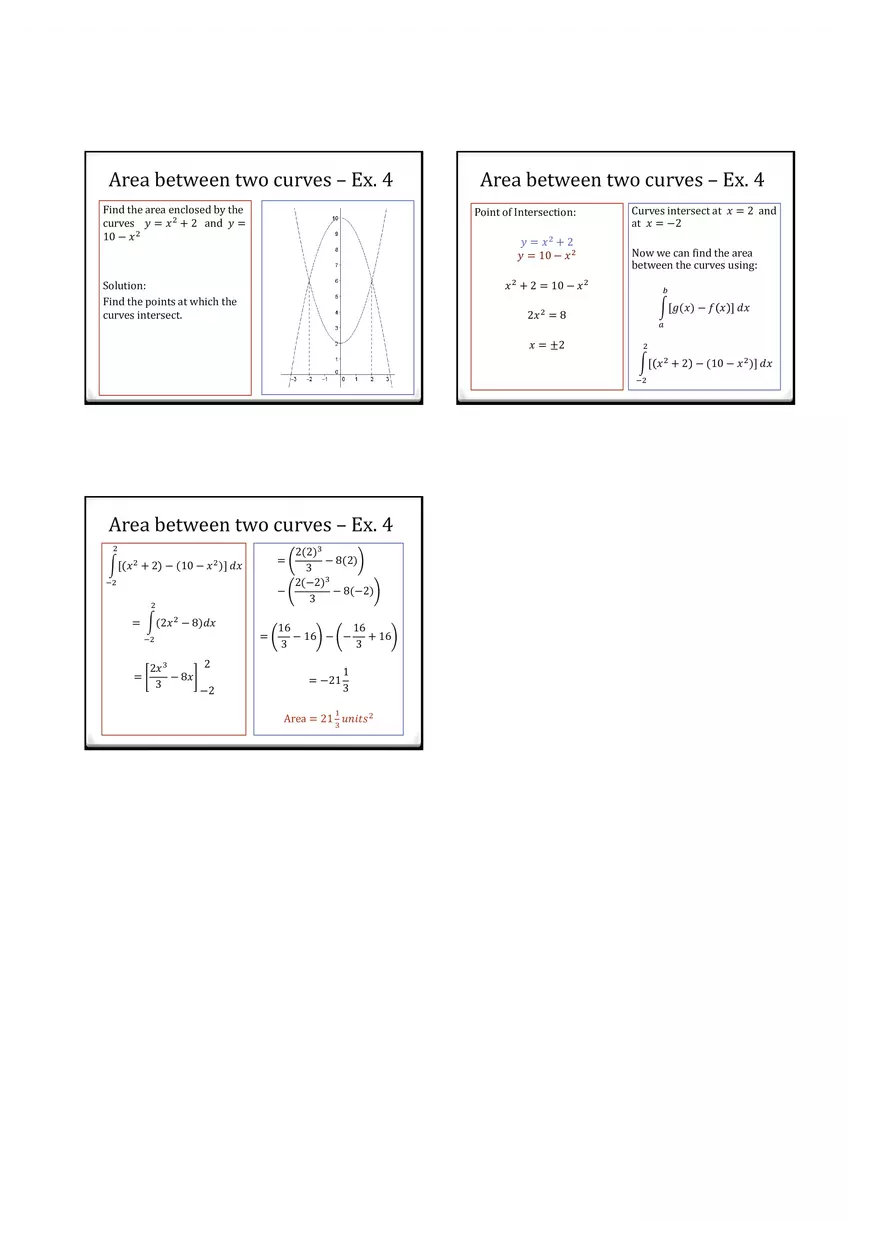Differentiation and Integration - Chain Rule - Page 8