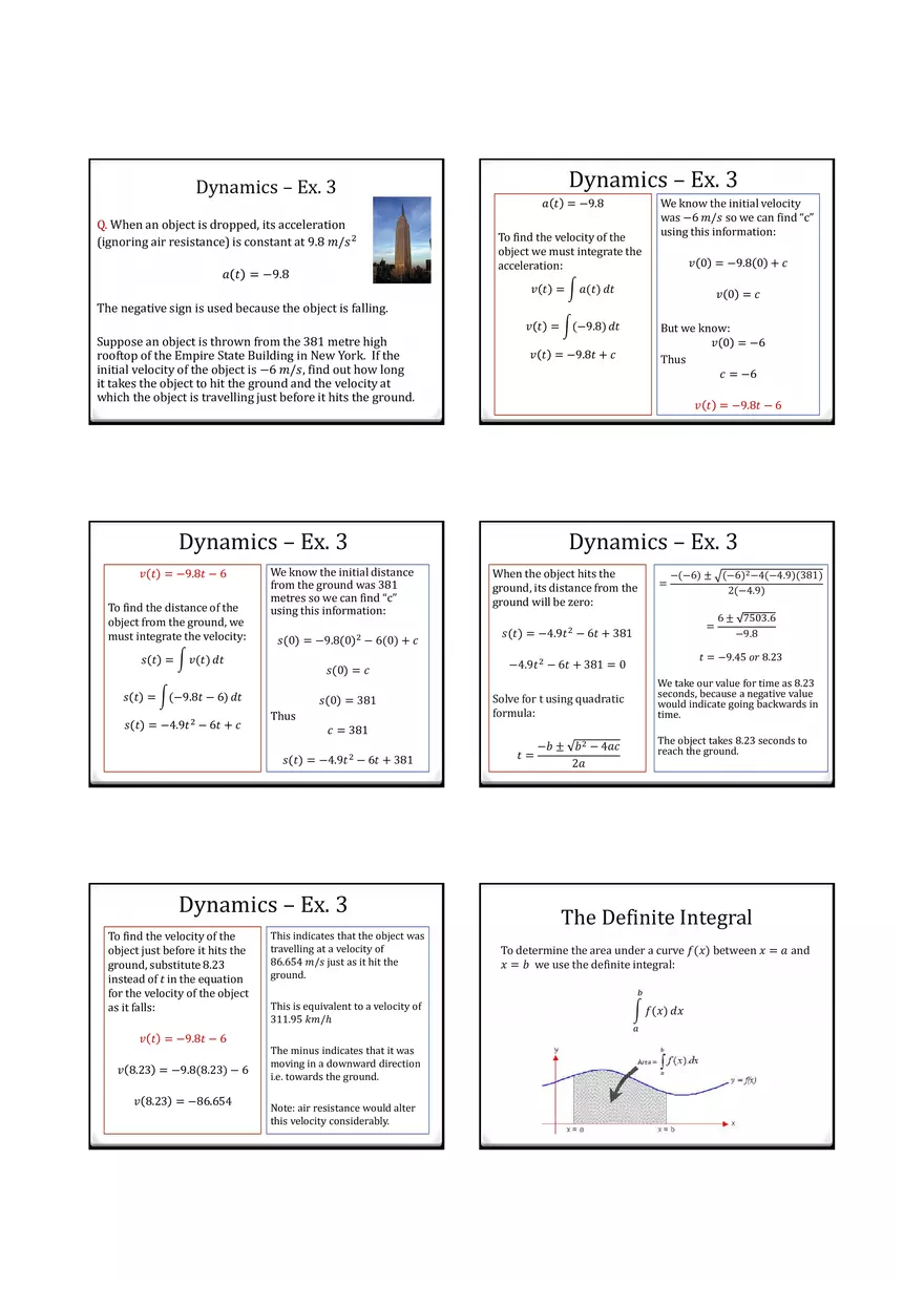 Differentiation and Integration - Chain Rule - Page 16