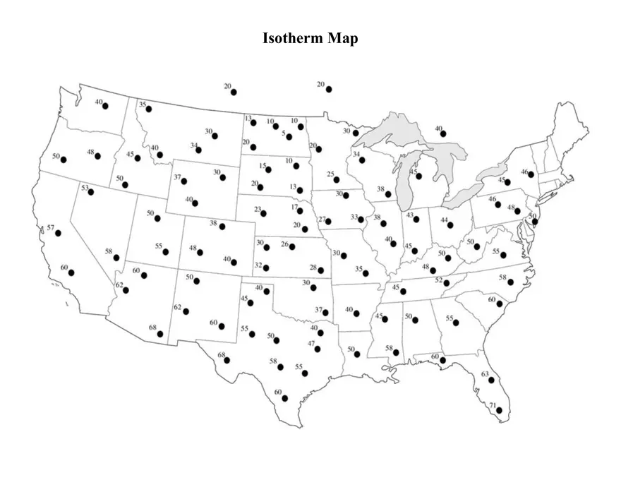 9.1 Air Pressure, Air Masses, Isobars and Isotherms Practice - Page 3