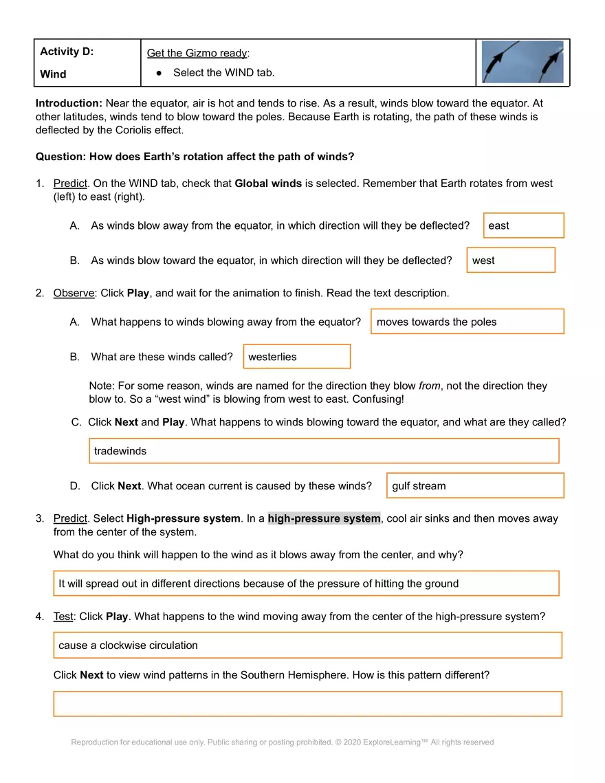 Day 5 - Gizmos Coriolis Effect - Page 9