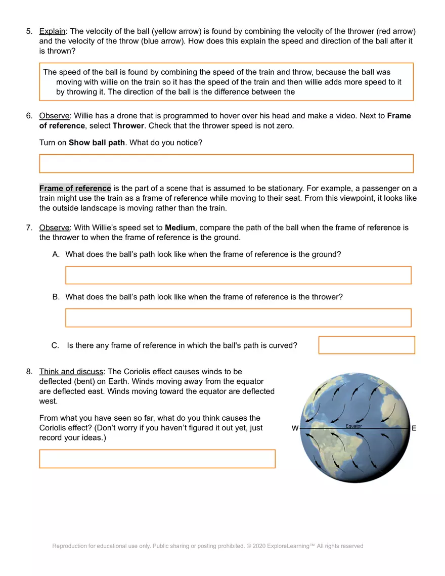 Day 5 - Gizmos Coriolis Effect - Page 4