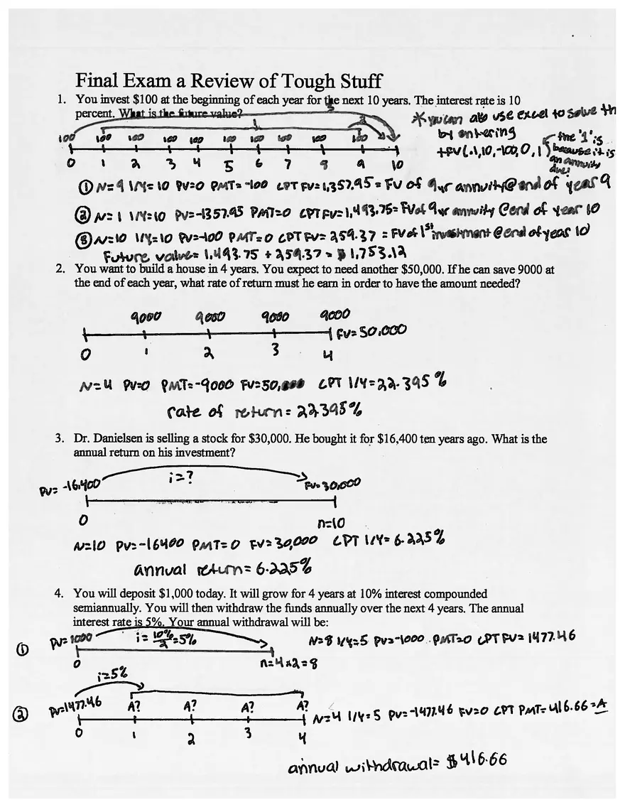 Final Exam a Review of Tough Stuff - Page 1