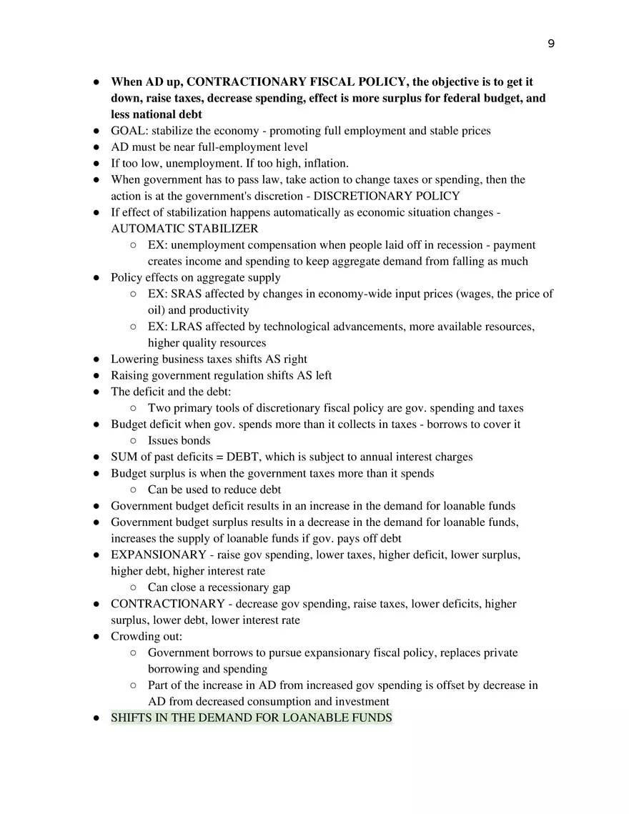 AP Macroeconomics Course Study Guide - Page 22