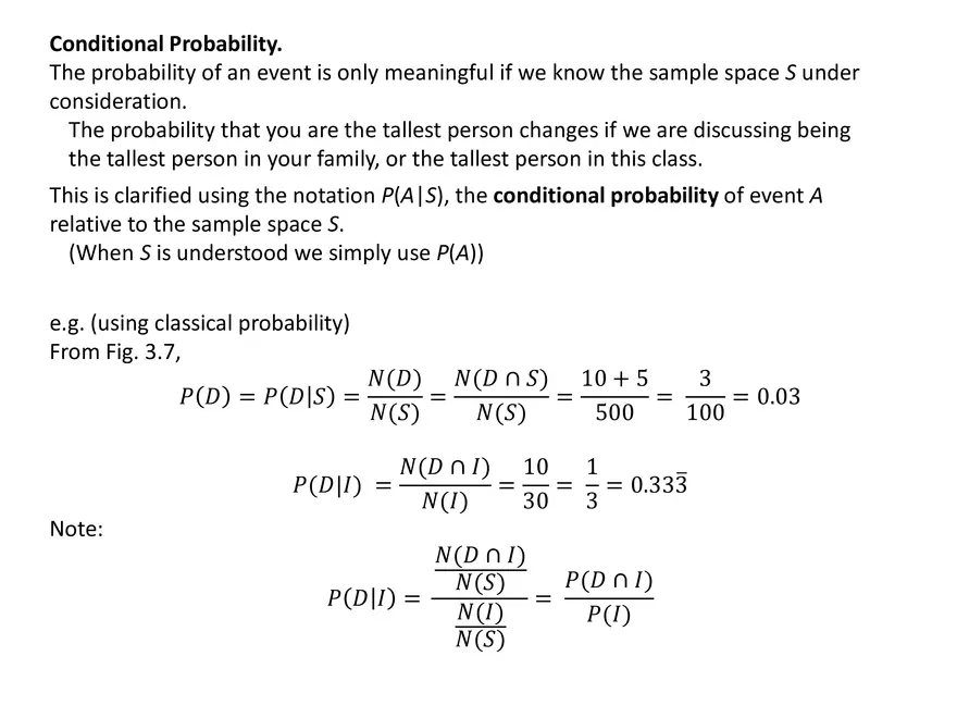 Chapter 3 The Basic Concepts of Probability - Page 22