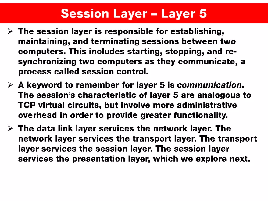 OSI Model - Page 5