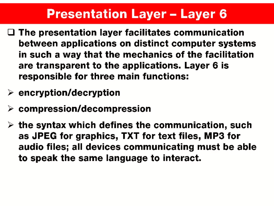 OSI Model - Page 6