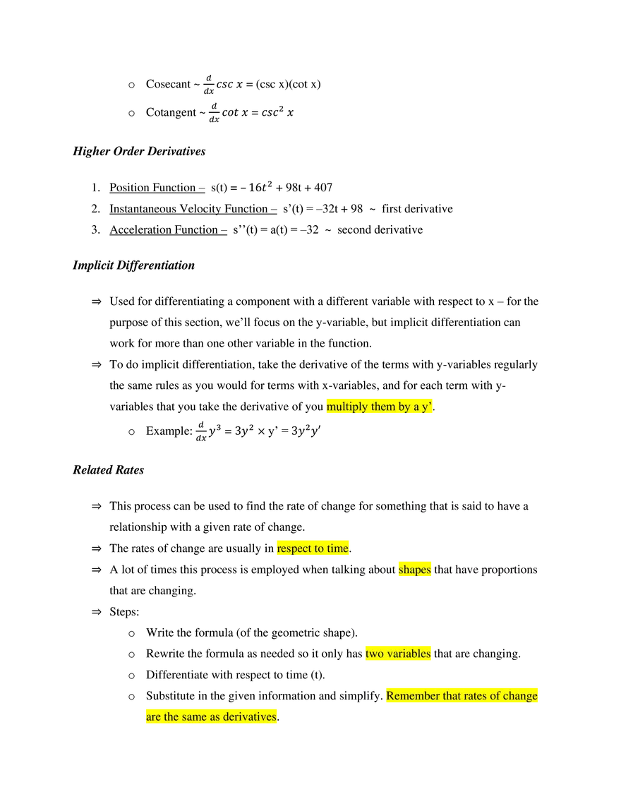 IB Mathematics SL Study Guide - Page 21