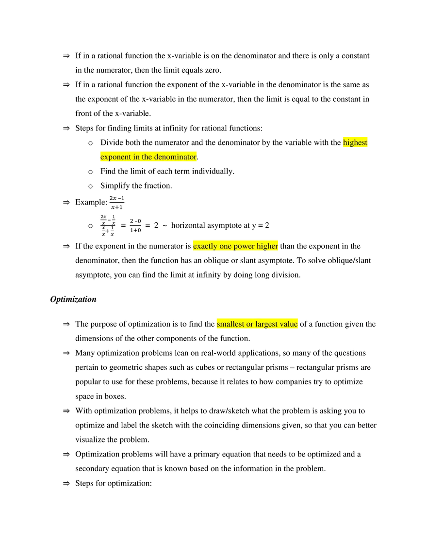 IB Mathematics SL Study Guide - Page 4