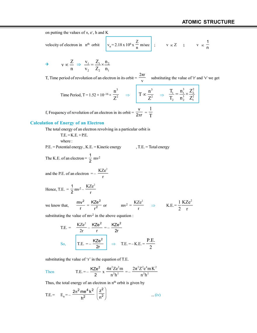 Atomic Structure - Page 14