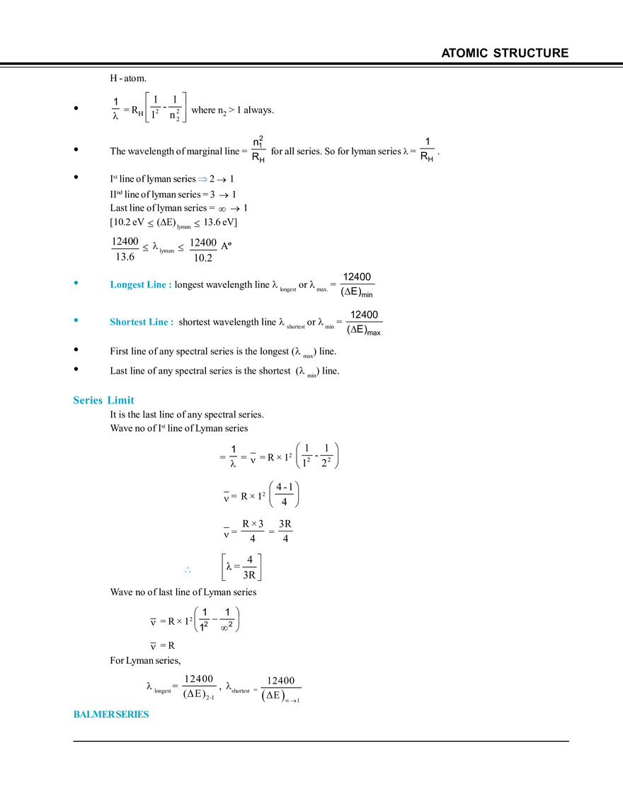 Atomic Structure - Page 20