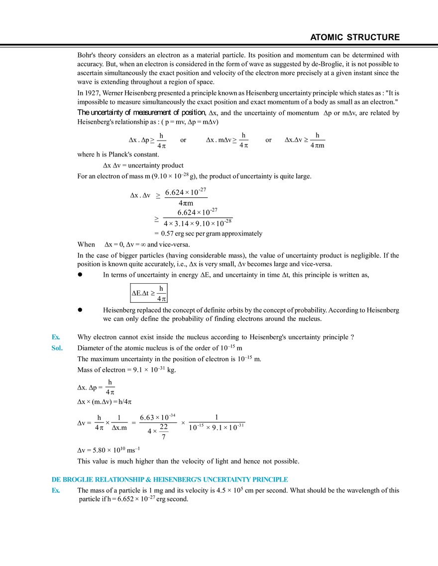 Atomic Structure - Page 27