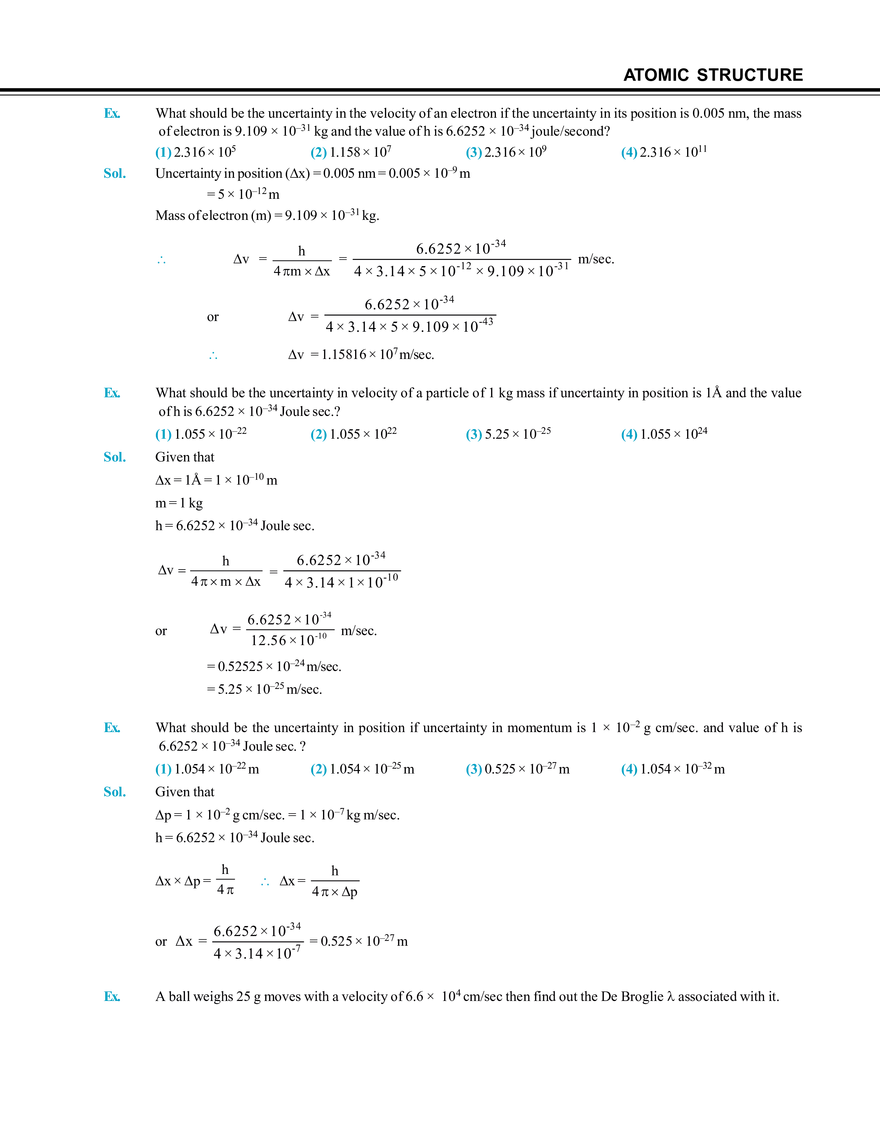 Atomic Structure - Page 29