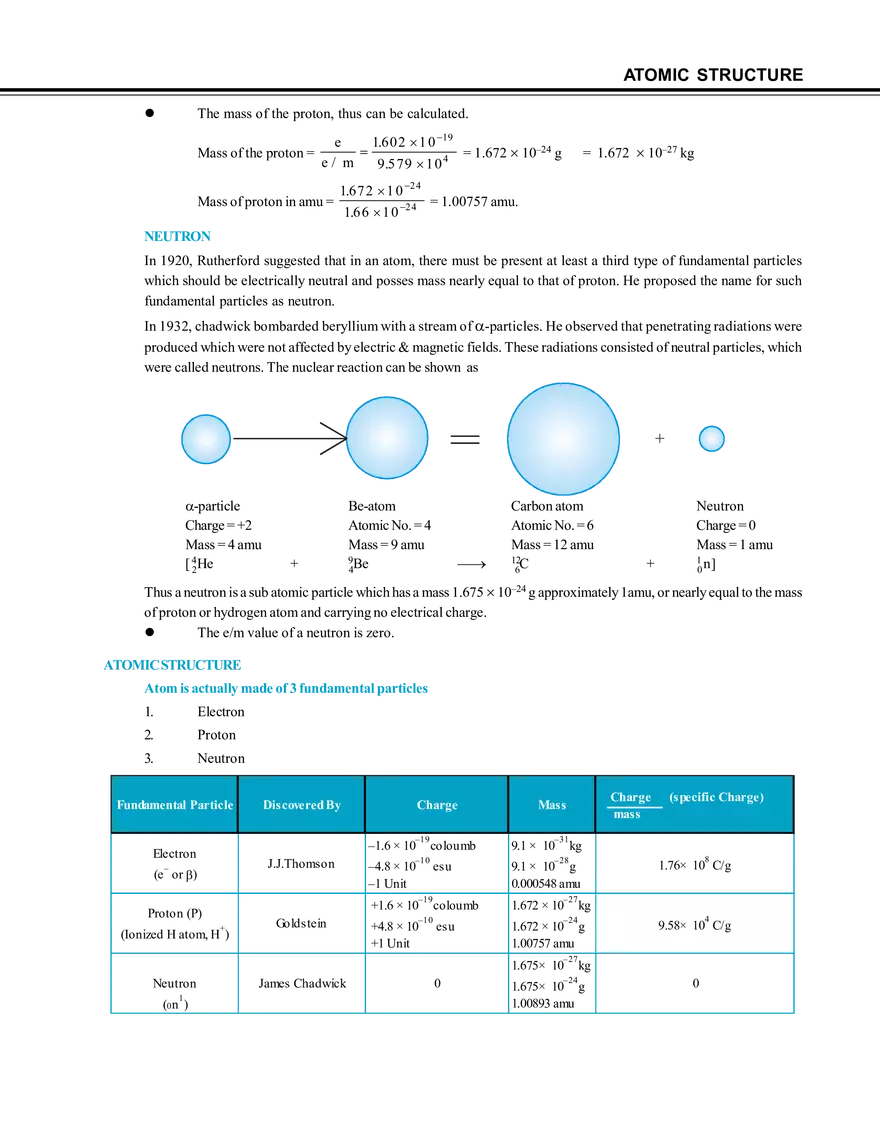 Atomic Structure - Page 35