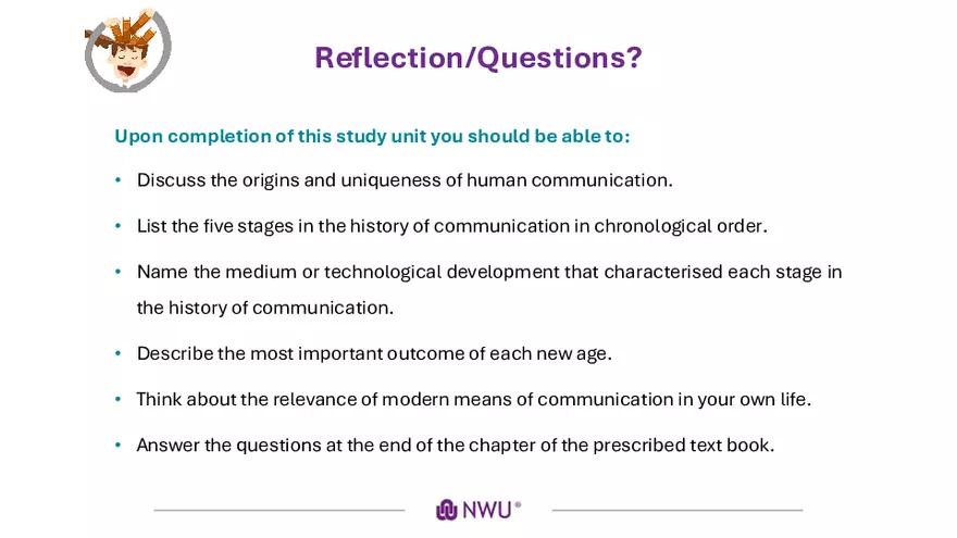 KCOM112 Study Unit #1 - Page 11