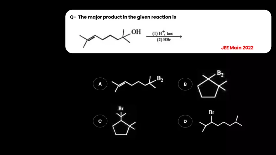 Questions- All Important PYQs Organic Chemistry - Page 107