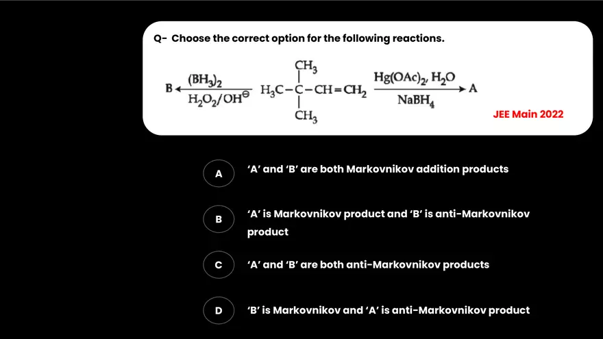 Questions- All Important PYQs Organic Chemistry - Page 155