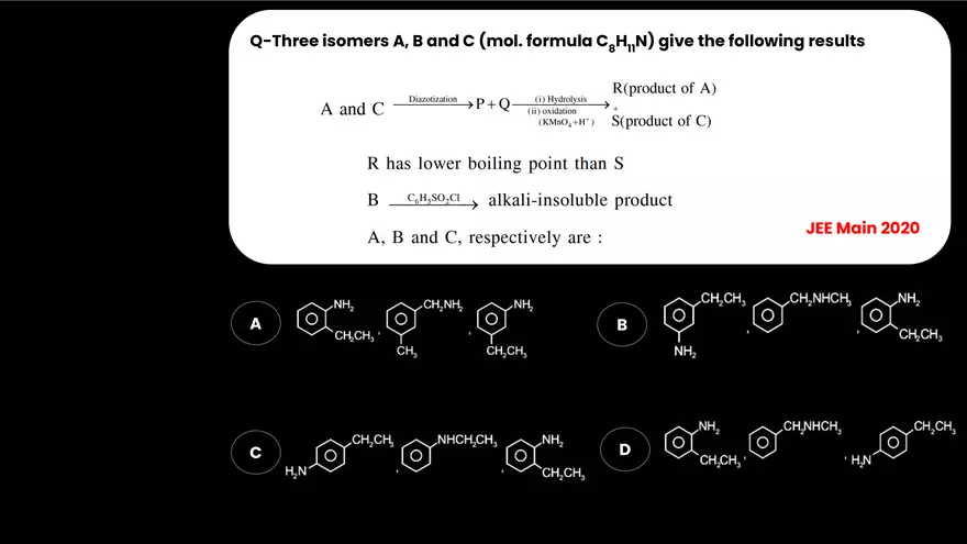 Questions- All Important PYQs Organic Chemistry - Page 55