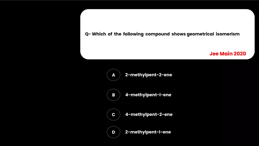 Questions- All Important PYQs Organic Chemistry - Page 85