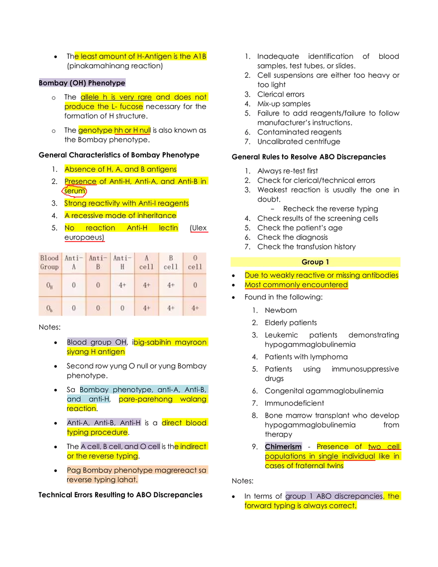 Immunohematology Lecture - Page 8
